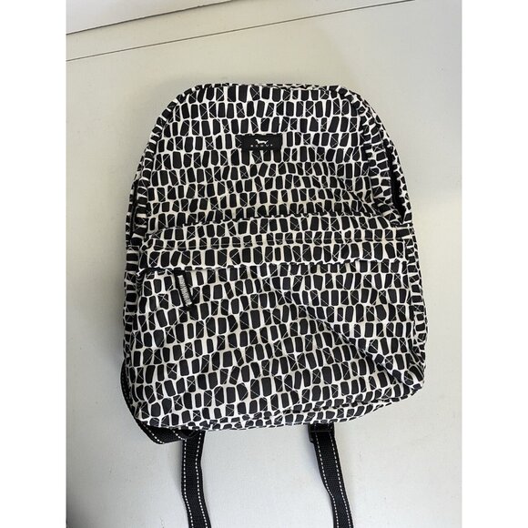 SCOUT Backstory Mini Backpack Black White Adjustable Straps iPad/Tablet Sleeve - Picture 1 of 10